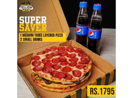 Yellow Taxi Pizza Co.Super Saver Deal 2 For Rs.1795/-